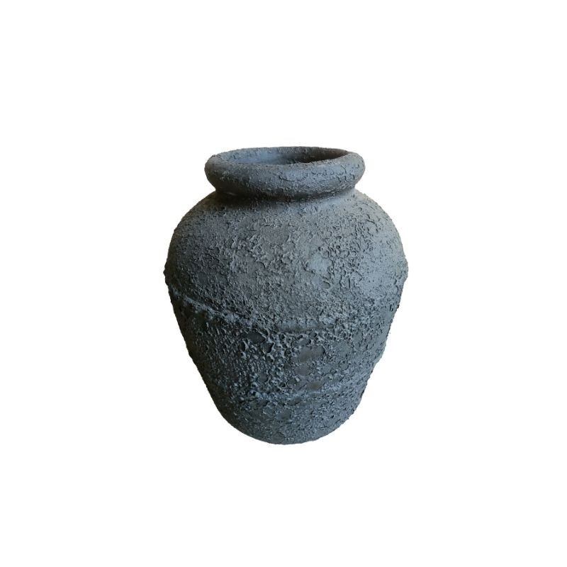 Pot décoratif Flora Pierre de Lave - Ti'ma Stone