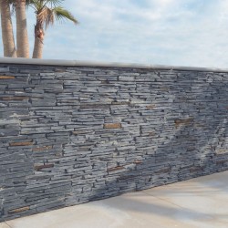 Plaquette de parement Ardoise Fine Lame 55x15 cm - Ti'ma Stone