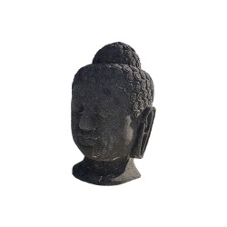 Statue Tête de Bouddha en pierre de lave - Ti'ma Stone