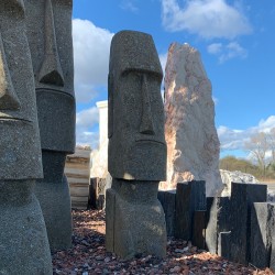 Statue Tête de Moaï - Hauteur 150 cm - Ti'ma Stone