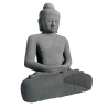 Statue Bouddha en tailleur en pierre naturelle - Ti'ma Stone