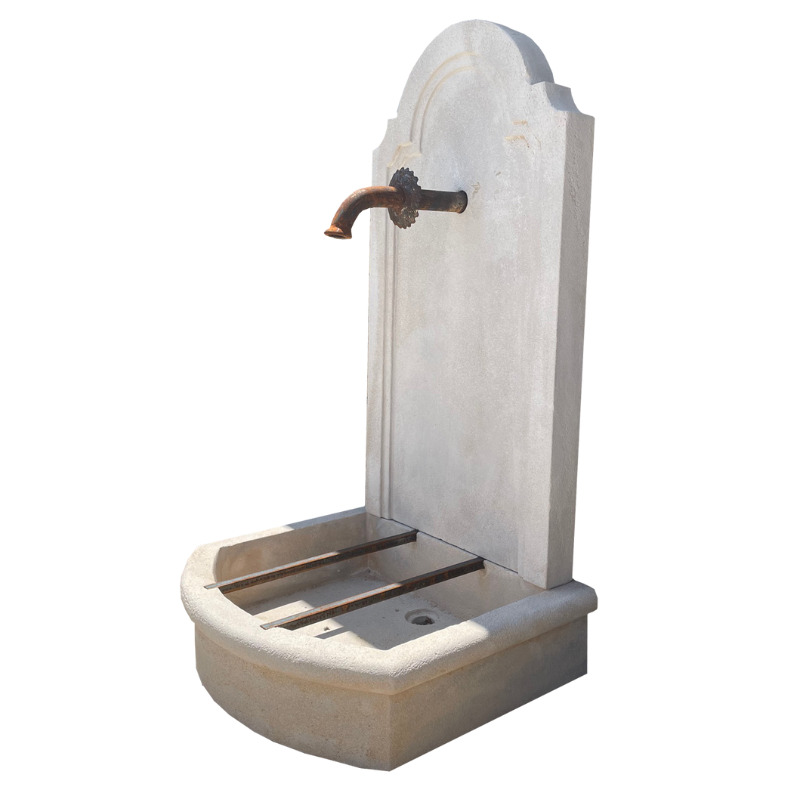 Fontaine de Jardin Aluminium Marron 39x33x83cm
