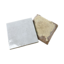 Carrelage Zellige Marocain Blanc Fès N°2 10x10 cm - Ti'ma Stone