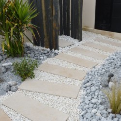 Pas japonais en pierre naturelle Sinaï Beige - Ti'ma Stone
