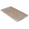 Margelle pierre Sinaï Beige Vieillie 60x30x3 cm Bord 1/2 Rond - Ti'ma Stone