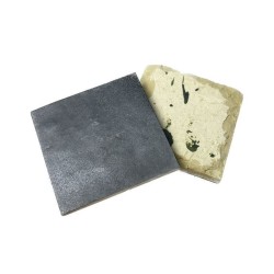 Carrelage Zellige Marocain Noir Métal N°52 10x10 cm - Ti'ma Stone
