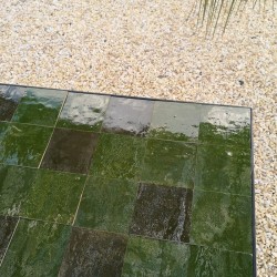 Carrelage Zellige Marocain Vert Babylone N°60 10x10 cm - Ti'ma Stone