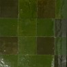 Carrelage Zellige Marocain Vert Babylone N°60 10x10 cm - Ti'ma Stone