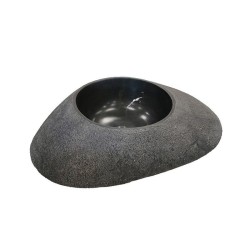 Vasque à poser en pierre naturelle Forme Libre Ciselée - Ti'ma Stone