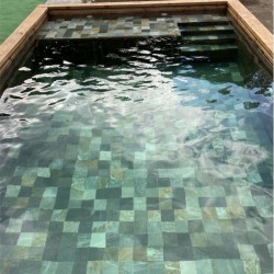 Dallage pierre naturelle Quartzite Bali 15x15x1,5 cm - Ti'ma Stone