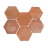 Tomette Hexagonale en Terre Cuite 9x9x2,5 cm - Ti'ma Stone