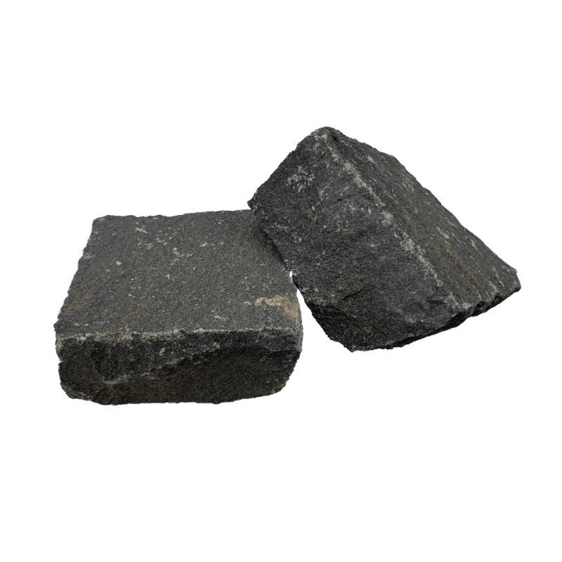Pavé pierre naturelle Basalte 10x10x4-6 cm - Ti'ma Stone