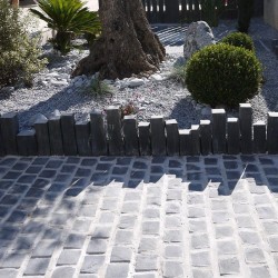 Pavé pierre naturelle Basalte 10x10x4-6 cm - Ti'ma Stone
