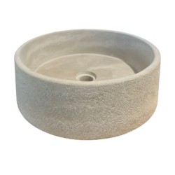 Vasque à poser pierre naturelle Atlas beige - BRVC - Ti'ma Stone