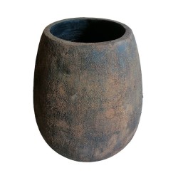 Pot décoratif en fibre de ciment Agni Corten - Ti'ma Stone