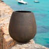 Pot décoratif en fibre de ciment Agni Corten - Ti'ma Stone