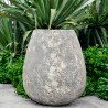Pot en fibre de ciment Agni Vieille Pierre Grise - Ti'ma Stone