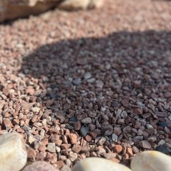 Gravier décoratif concassé Marbre Terre de Sienne 8-12 mm 20 kg