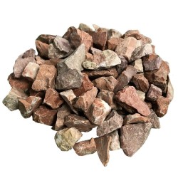 Gravier décoratif concassé Marbre Terre de Sienne 8-12 mm 20 kg