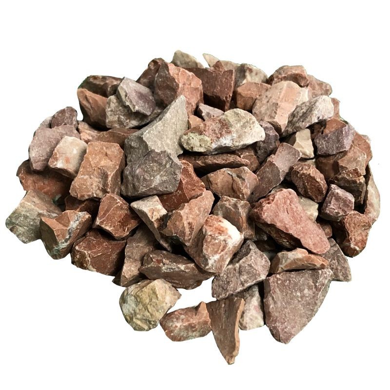 Gravier décoratif concassé Marbre Terre de Sienne 8-12 mm 20 kg
