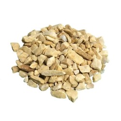 Gravier décoratif concassé Marbre Jaune Sienne 8-12 mm 20 kg - Ti'ma Stone