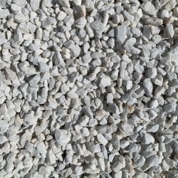 Gravier décoratif concassé Marbre Blanc Pur 8-12 mm 20 kg - Ti'ma Stone