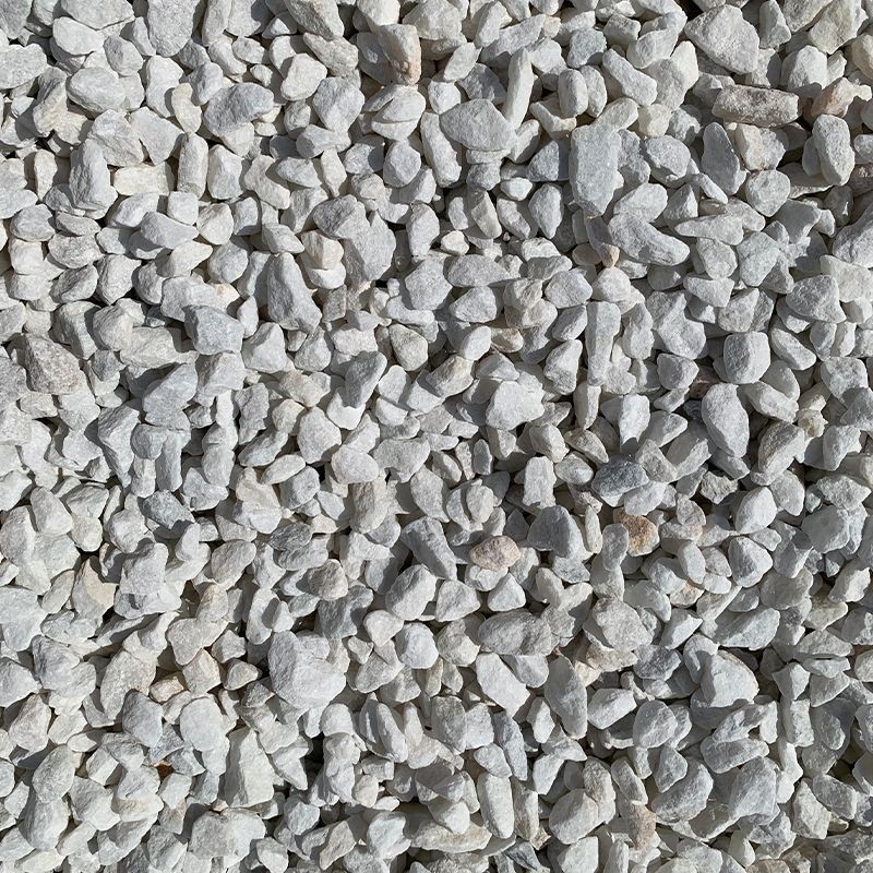 Gravier décoratif concassé Marbre Blanc Pur 8-12 mm 20 kg - Ti'ma Stone