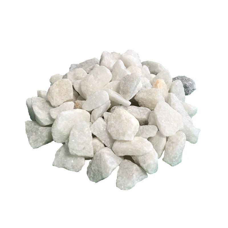Gravier décoratif concassé Marbre Blanc Pur 8-12 mm 20 kg - Ti'ma Stone