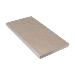 Margelle de piscine pierre naturelle Grès Kandla Beige 60x30x3 cm Bord 1/2 Rond