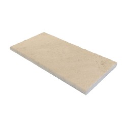 Margelle pierre naturelle Manoir Beige 60x30x3 cm Bord 1/2 Rond