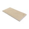 Margelle pierre naturelle Manoir Beige 60x30x3 cm Bord 1/2 Rond