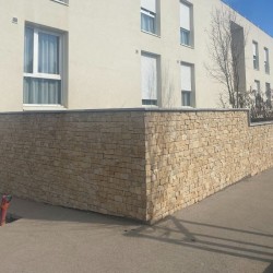 Plaquette de parement Pearl Stone Fix Calcaire Clair - Ti'ma Stone