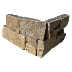 Angle de plaquette Pearl Stone Fix Calcaire Clair - Ti'ma Stone