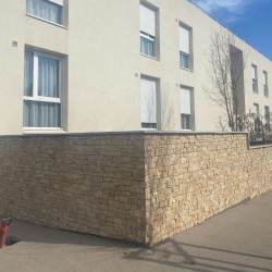 Angle de plaquette Pearl Stone Fix Calcaire Clair - Ti'ma Stone
