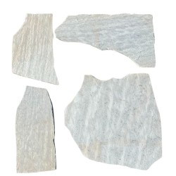 Opus Incertum en Quartzite Blanc ép. 12-25 mm - Ti'ma Stone