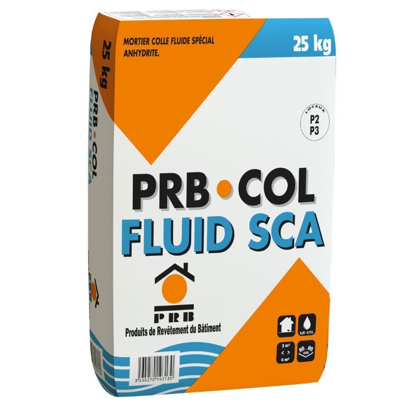 Mortier colle PRB FLUID SCA spécial anhydrite - 25 kg - Ti'ma Stone
