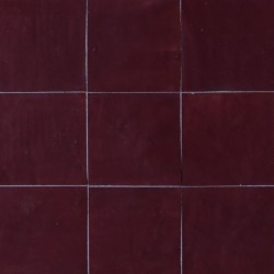 Carrelage Zellige Marocain Rouge Lie de Vin N°19 10x10 cm - Tima Stone