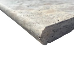 Margelle de piscine en Travertin Silver premium 61x33x3 - Ti'ma Stone