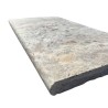 Margelle de piscine en Travertin Silver premium 61x33x3 - Ti'ma Stone