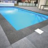 Margelle de piscine Basalte 60x30x3 cm Bord Droit - Ti'ma Stone