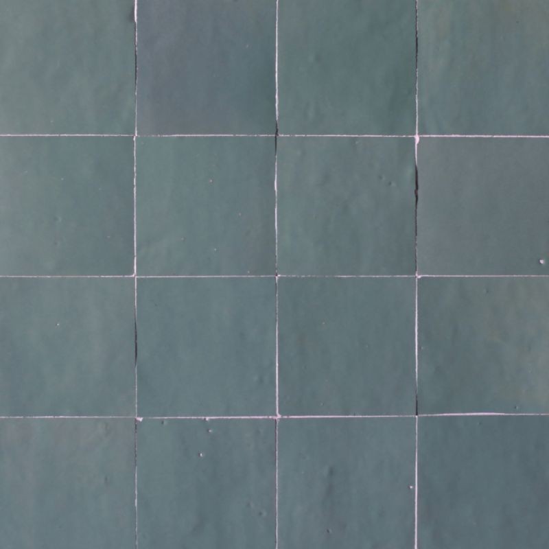 Carrelage Zellige Marocain Lagon N°68 10x10 cm - Ti'ma Stone
