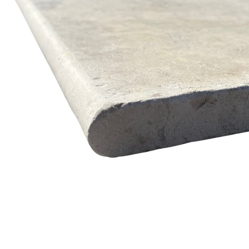 Margelle pierre naturelle Ibiza 60x30x3 cm Bord 1/2 Rond - Ti'ma Stone