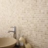 Mosaïque sol et mur Travertin Beige Clair 2,5x2,5 cm - Ti'ma Stone