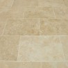 Dallage Travertin Beige Clair 1er choix 61x40,6x1,2 cm -Ti'ma Stone