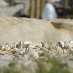 Galet roulé Marbre Jaune Sienne 8-12 mm 1000 kg - Ti'ma Stone