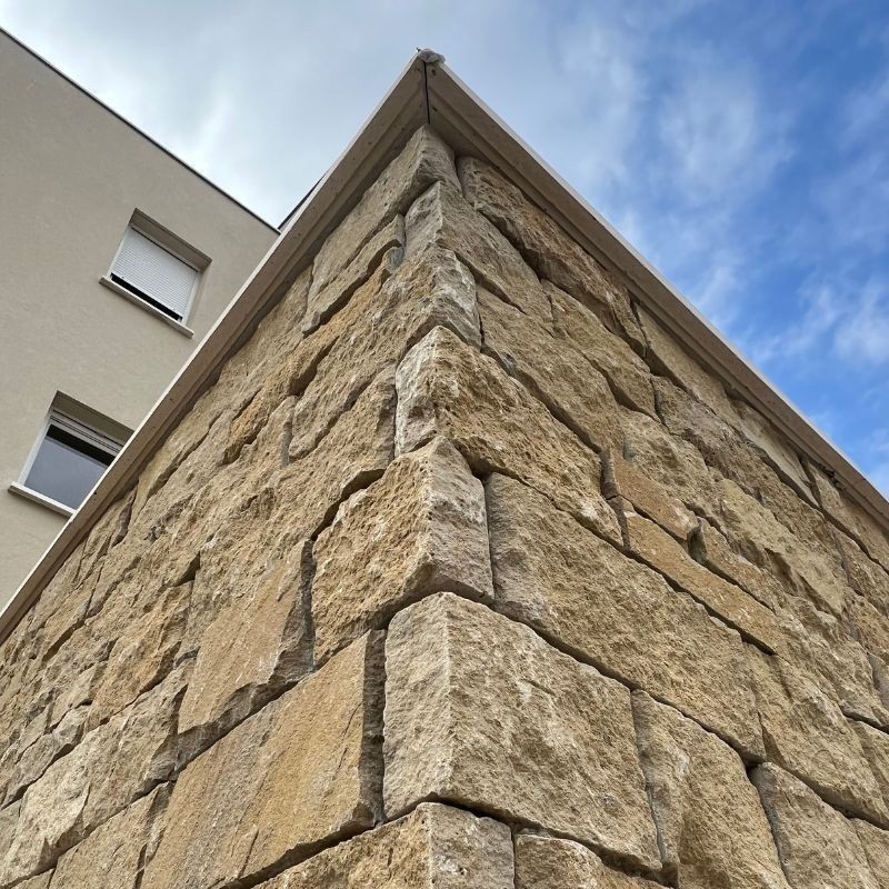 Angle Plaquette de parement Pearl Stone Fix Montpellier Beige - Ti'ma Stone