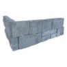 Angle Plaquette de parement Pearl Stone Fix Quercy Gris - Ti'ma Stone