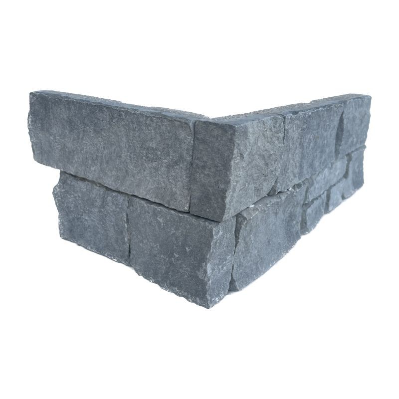Angle Plaquette de parement Pearl Stone Fix Quercy Gris - Ti'ma Stone