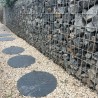 Pas Japonais Rond en Ardoise Noire Ø 40 cm - Ti'ma Stone