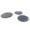 Pas Japonais Rond en Ardoise Noire Ø 40 cm - Ti'ma Stone